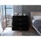 Tuhome Melia Three Drawer Dresser, Superior Top, Metal Hardware, Black CLW6466 - alternate 2